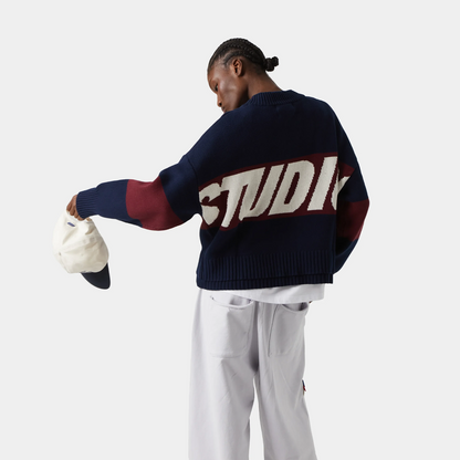 Sweater Eme Studios Thrill Indigo Knit
