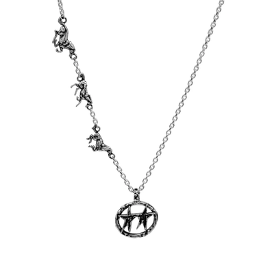 Collar TwoJeys Superstar Three Horse Silver
