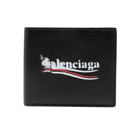 Balenciaga Cash Square Folded Wallet Black