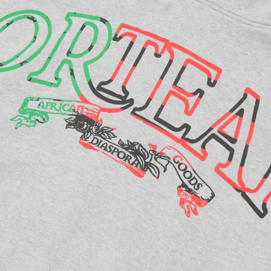 Poleron Corteiz x Denim Tears Cortears Royale Zip Hoodie Grey
