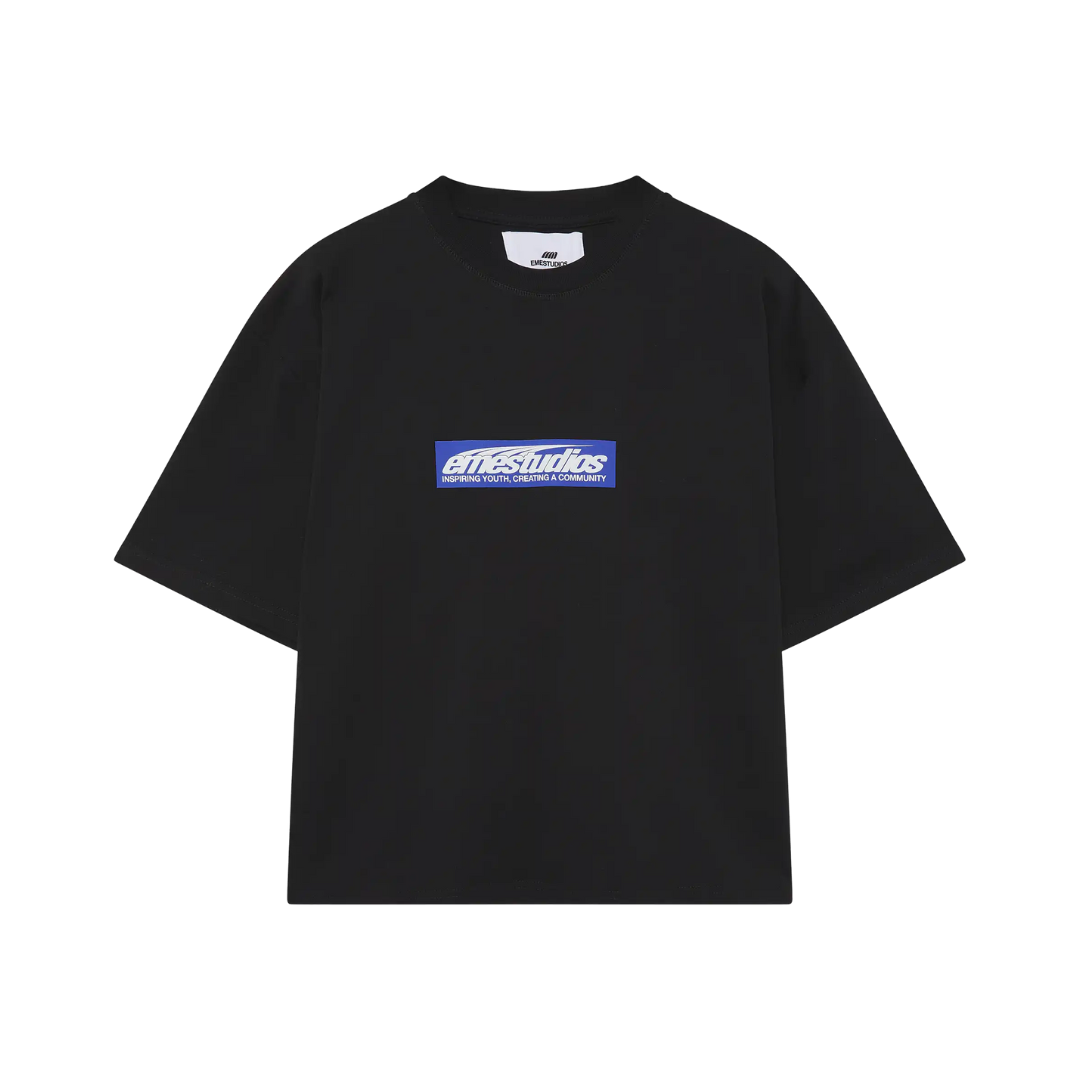 Polera Eme Studios Stick Black Oversized