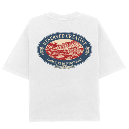 Polera Reserved Monaco Heavyweight Boxy Blanca