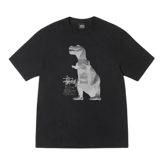 Polera Stussy Big & Meaty Pig Dyed Black