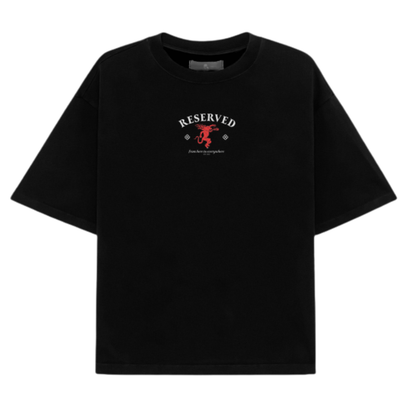 Polera Reserved Fireball Heavyweight Over Negra