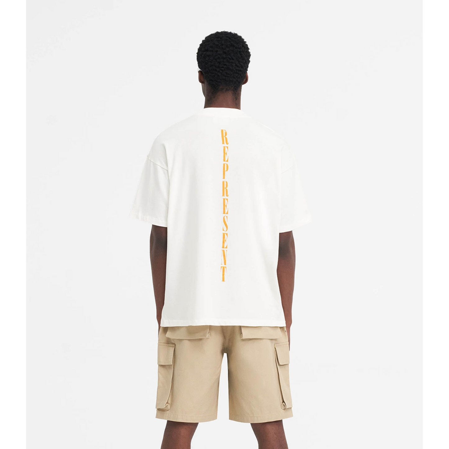 Polera Represent Reborn Flat White - XL