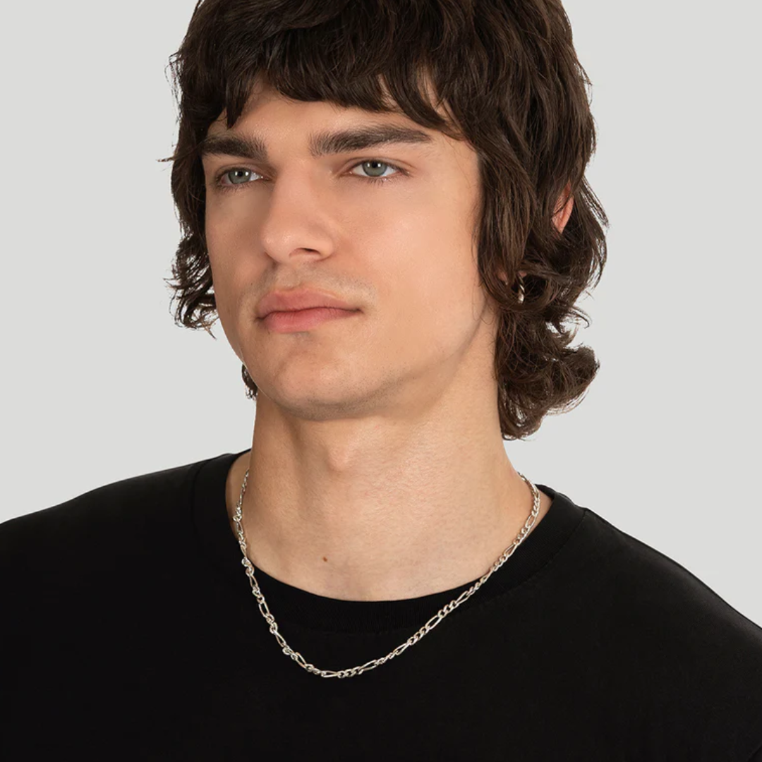 Collar Twojeys Figaro Chain Silver