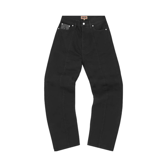 Corteiz C-Star Stitch-Down Jeans Triple Black