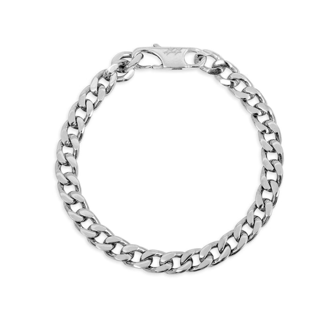 Pulsera Twojeys Unstoned Cuban Silver