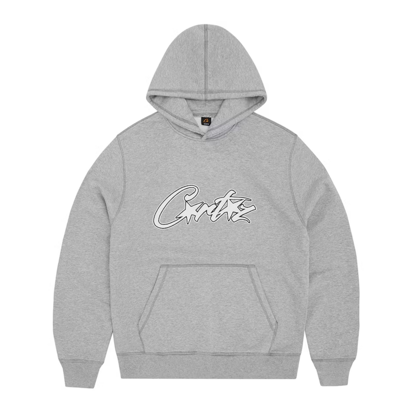 Poleron Corteiz Satin Applique Allstarz Grey - XL