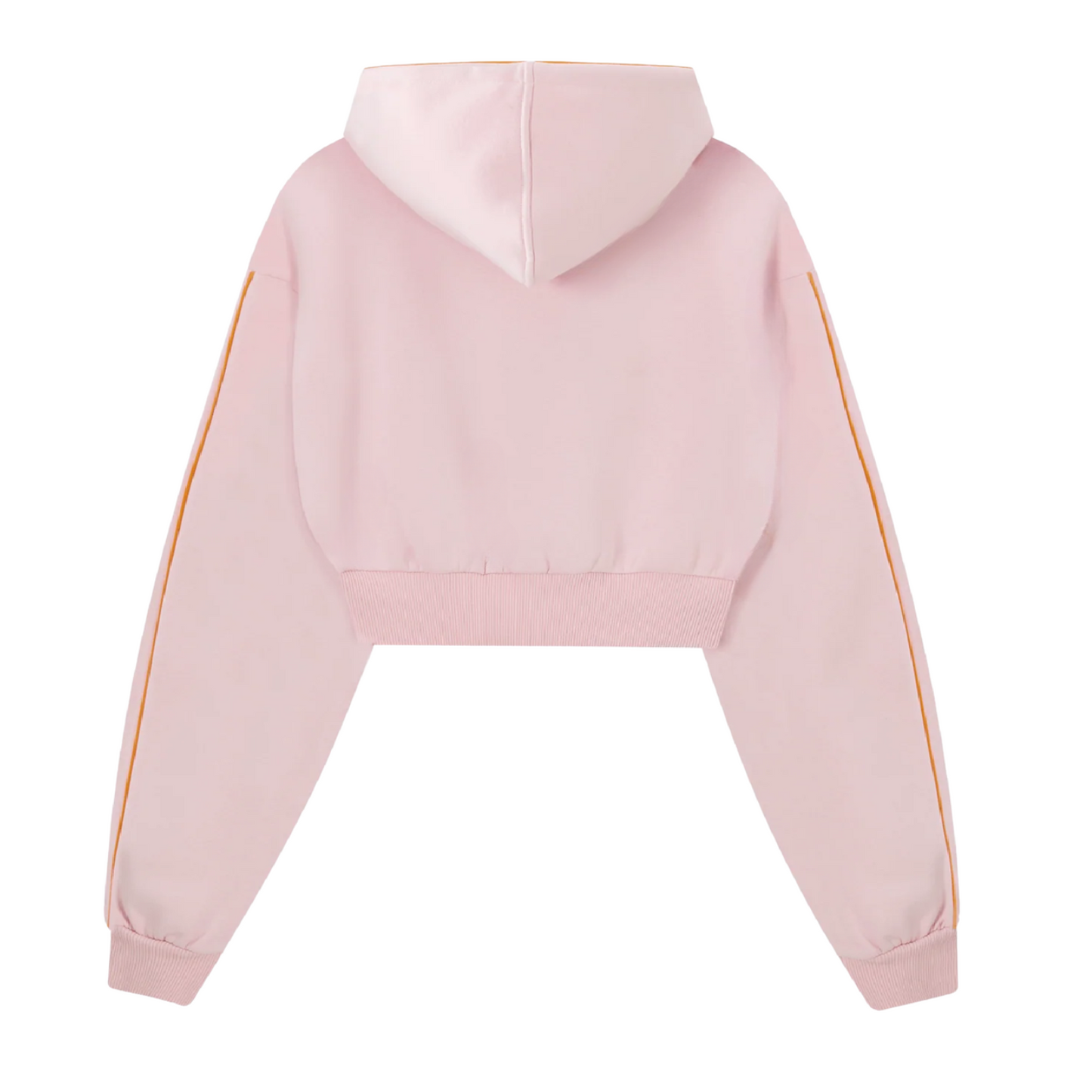 Poleron Nude Cropped Varsity Pink - M