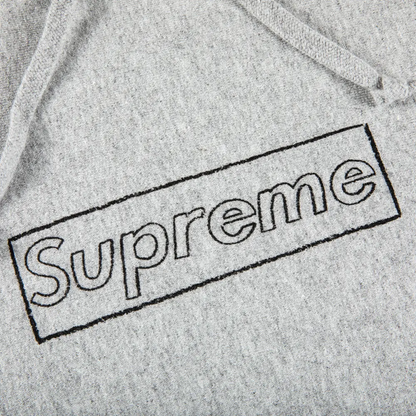 Poleron Supreme x KAWS Chalk Logo Heather Grey - XL