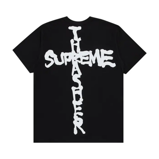 Polera Supreme x Thrasher Cross Black