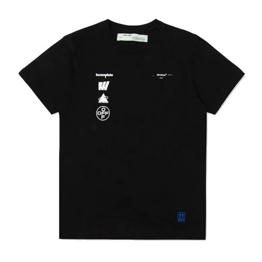 Polera Off-White Mariana de Silva Over Black
