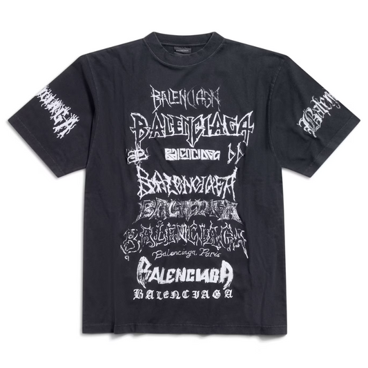Polera Balenciaga DIY Metal Oversize