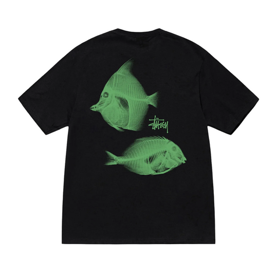 Polera Stussy X-Ray Fishin Black