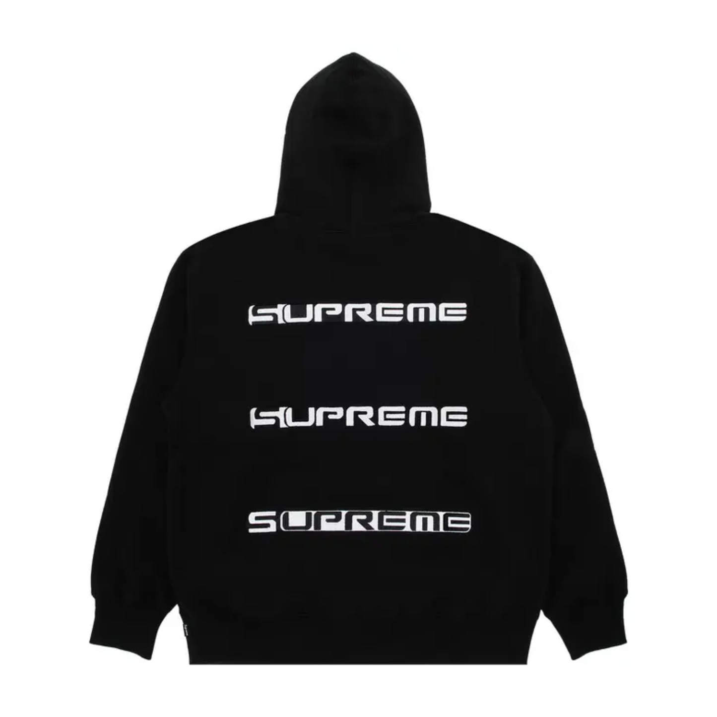 Poleron Supreme AOI Stacked Black - L