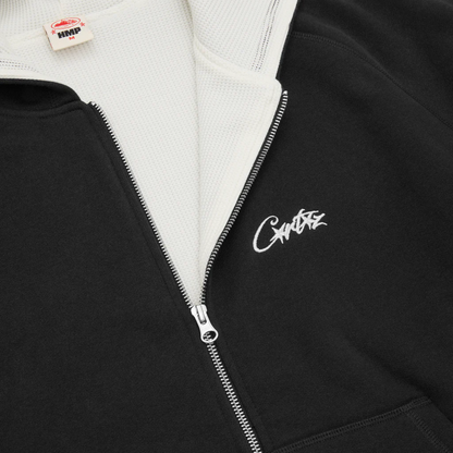 Poleron Corteiz HMP Thermal Zip Black