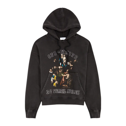 Poleron Off-White Mary Skate Hoodie Black