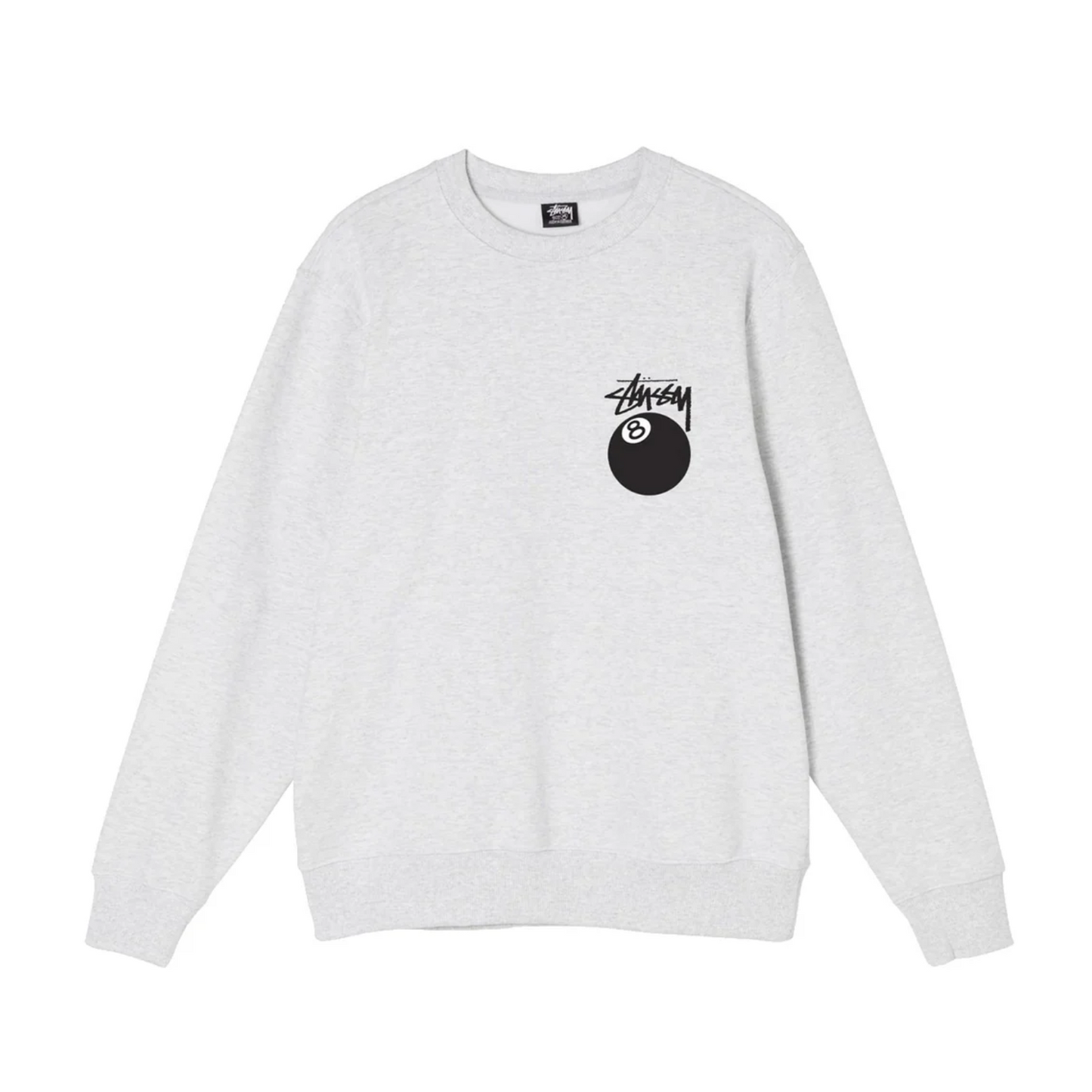 Poleron Stussy 8 Ball Crewneck Grey - L