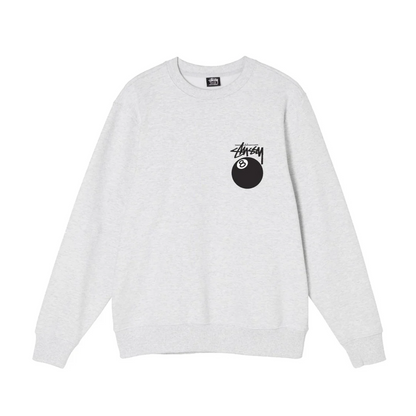 Poleron Stussy 8 Ball Crewneck Grey - L
