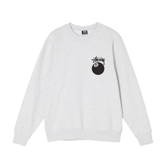 Poleron Stussy 8 Ball Crewneck Grey - L