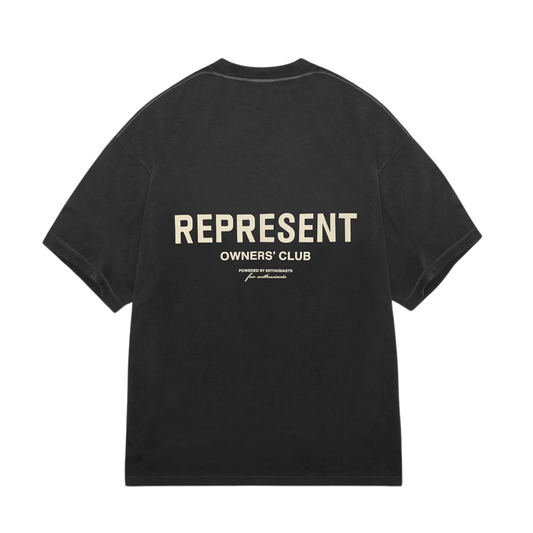 Polera Represent Owners Club Aged Black