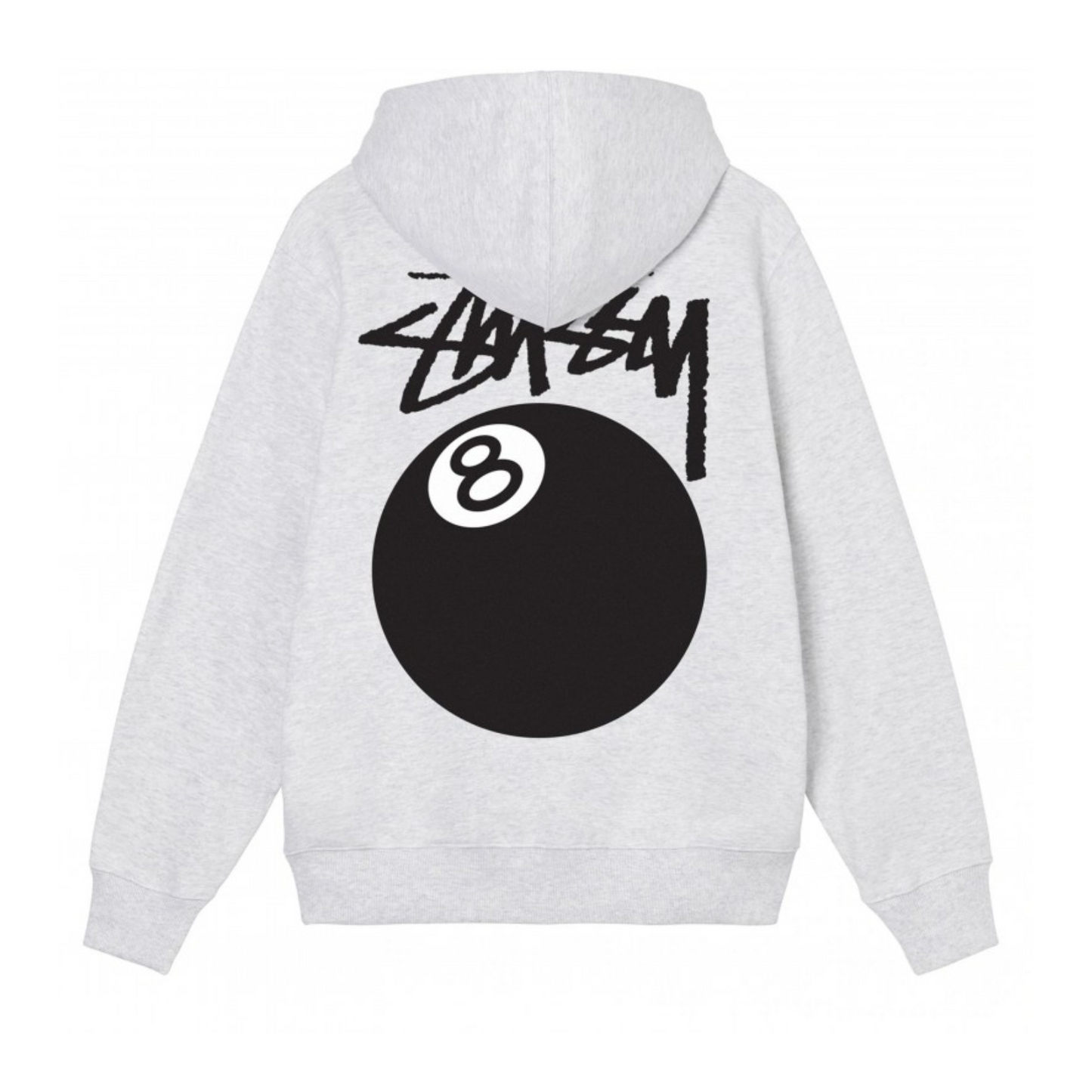 Poleron Stussy 8 Ball Zip Ash Heather - M