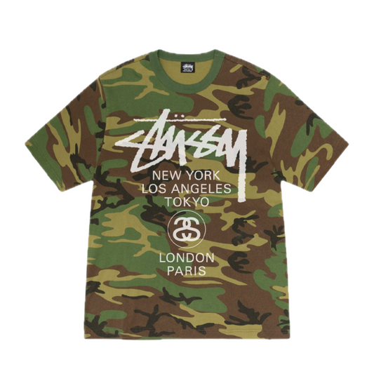 Polera Stussy World Tour Camo - XL