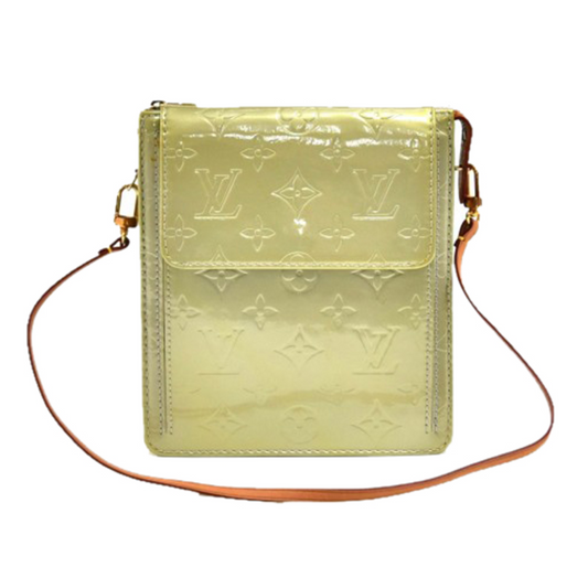 Louis Vuitton Light Green Monogram Vernis Mott Bag (USED)