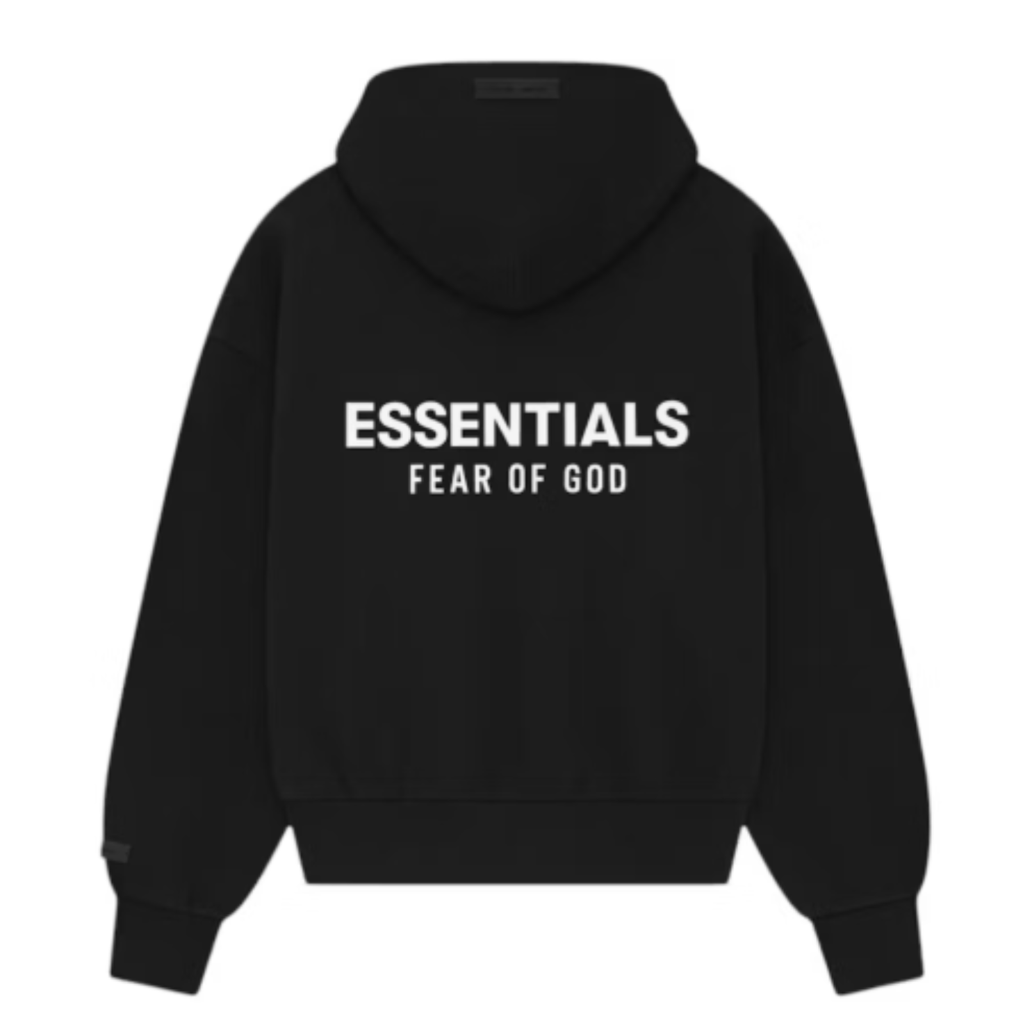 Poleron Essentials Classic Full Zip-Up Jet Black