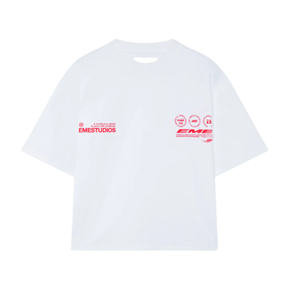 Polera Eme Studios Stamp Pearl Oversized