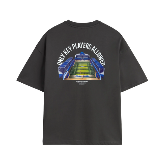 Polera Fake Gods Key Players Only Dark Grey