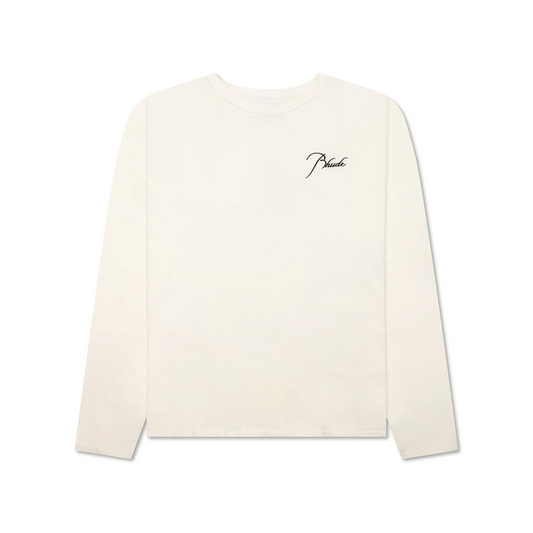 Polera Rhude Reverse L/S Vintage White - S