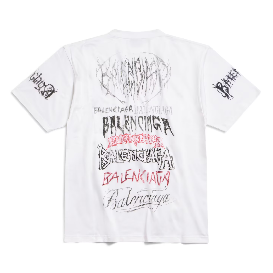 Polera Balenciaga Diy Metal Oversize