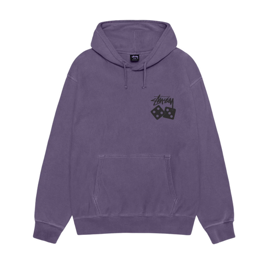 Poleron Stussy Dice Pigment Dyed Grape