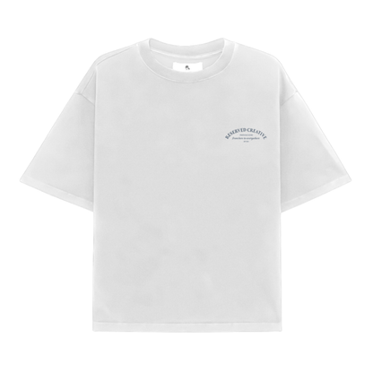Polera Reserved Monaco Heavyweight Boxy Blanca