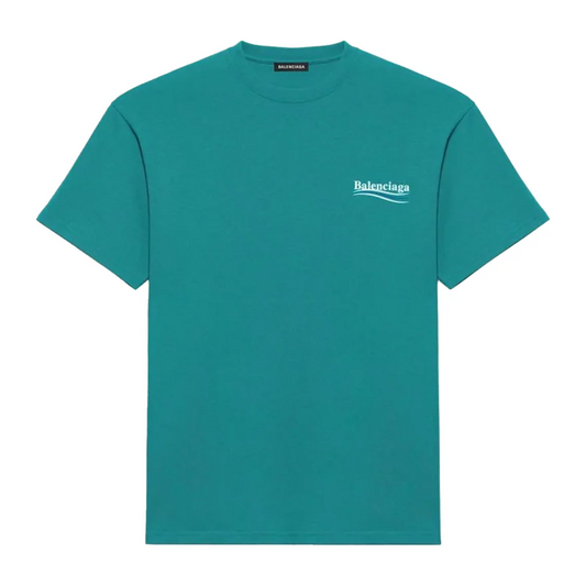 Polera Balenciaga Political Campaign Green - M