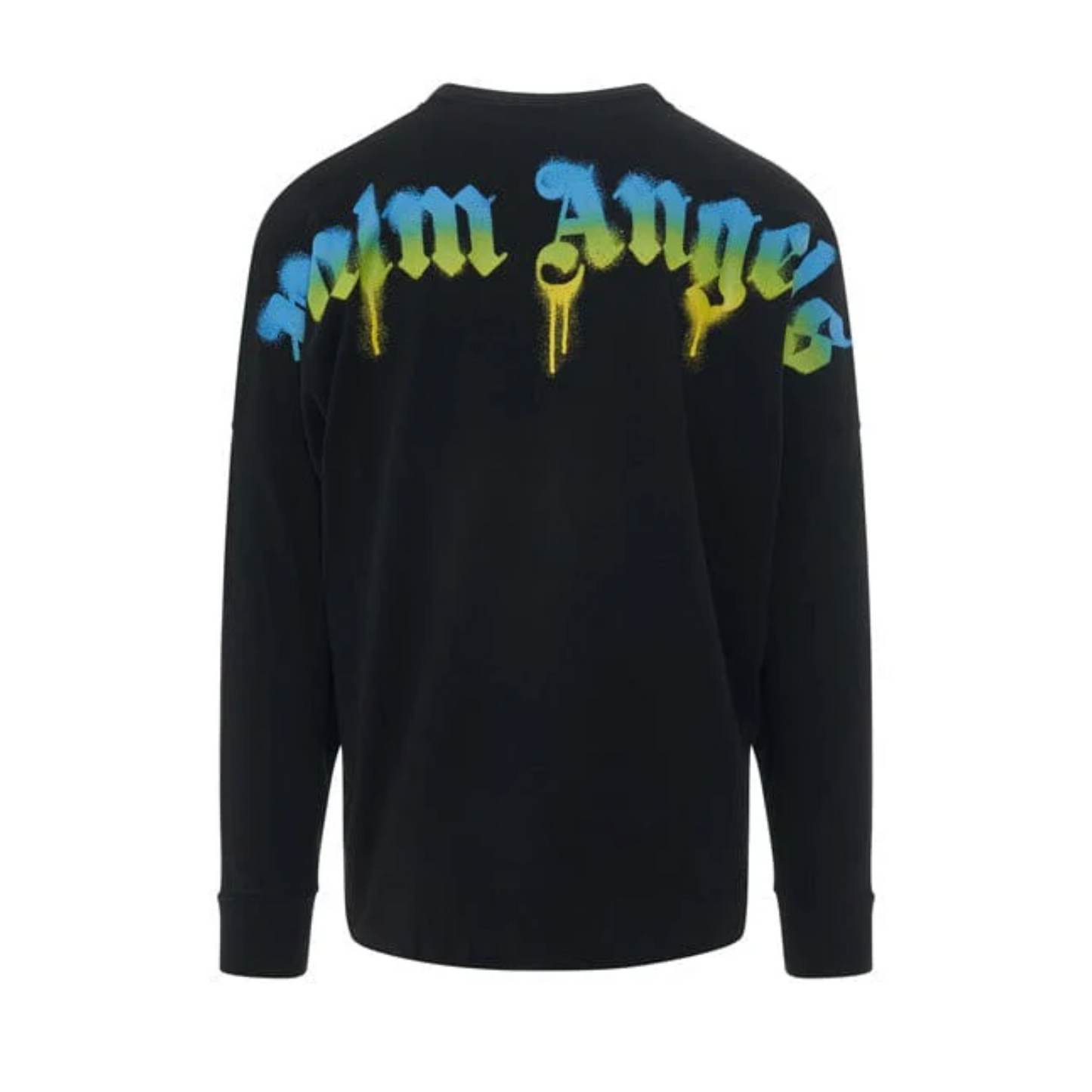 Polera Palm Angels Sprayed Palm Logo Over L/S Black