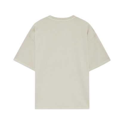 Polera Eme Studios Main Street Off Sand Oversized
