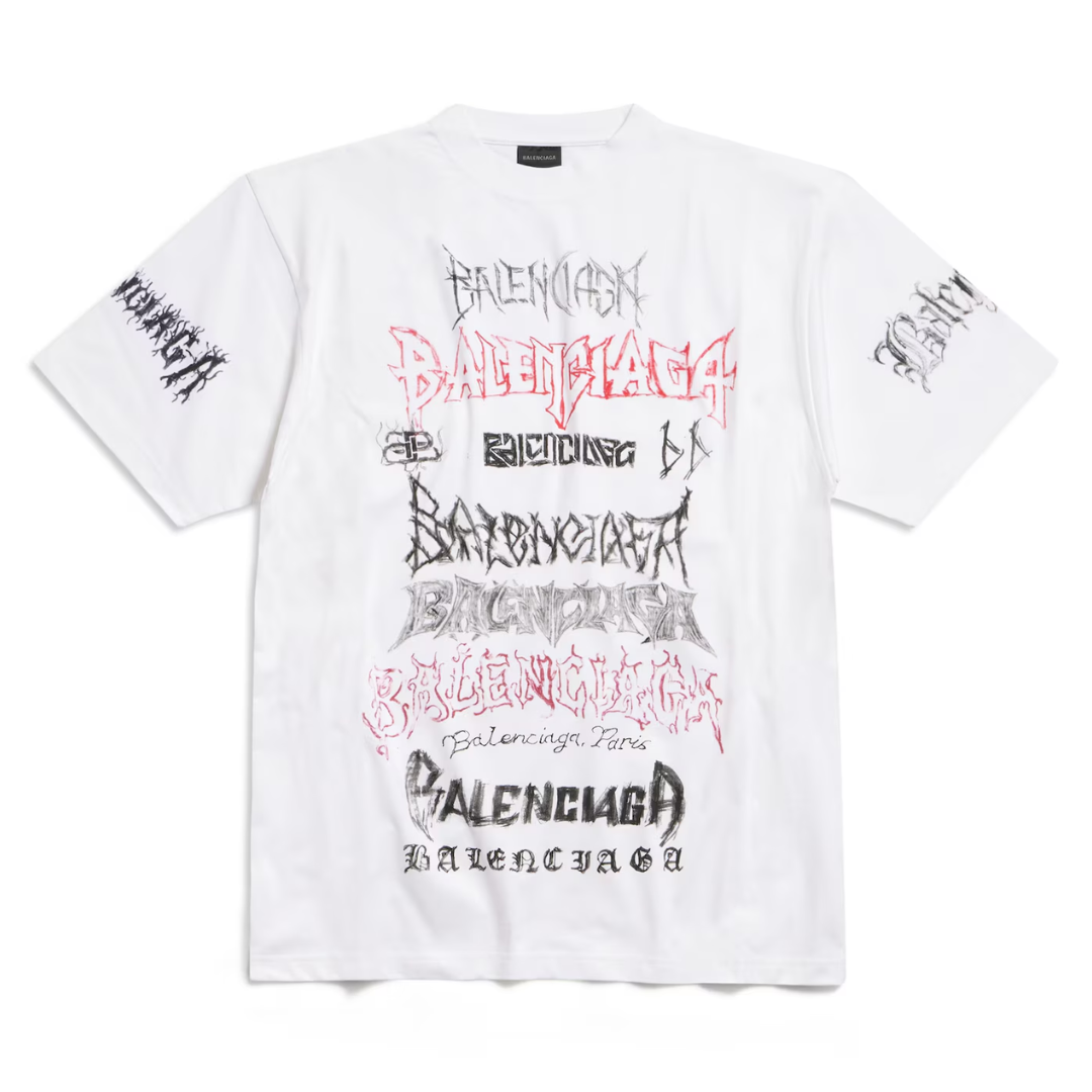 Polera Balenciaga Diy Metal Oversize
