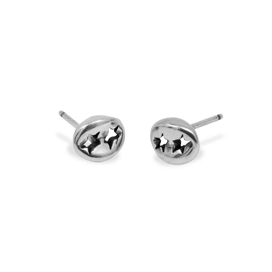 Aros Twojeys Calabrote Icon Stud Silver