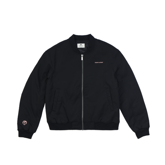More Amor Bomber Jacket Crane Black Intemperie