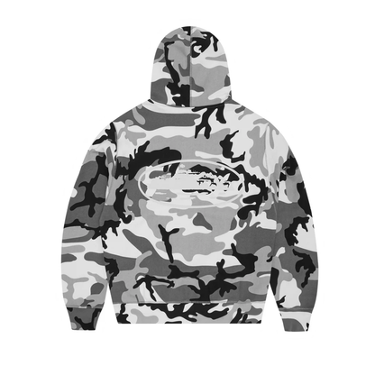 Poleron Corteiz Island Puff Print Zip Artic Camo