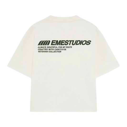 Polera Eme Studios Roots Off Sand Oversized