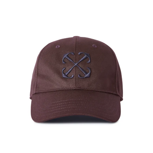 Gorro Off-White Drill Embr Arrow Baseball Cap Burgundy