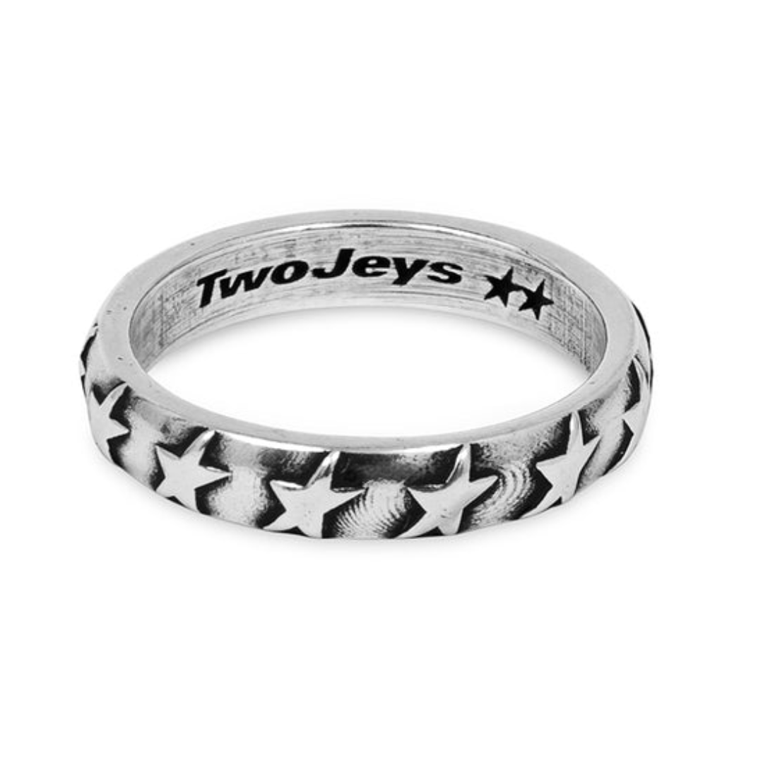 Anillo Twojeys Star Studded Silver