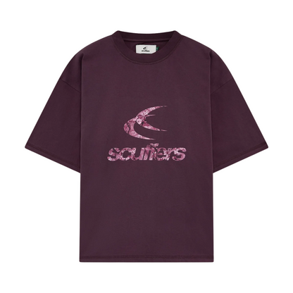 Polera Scuffers Real Flower Burgundy
