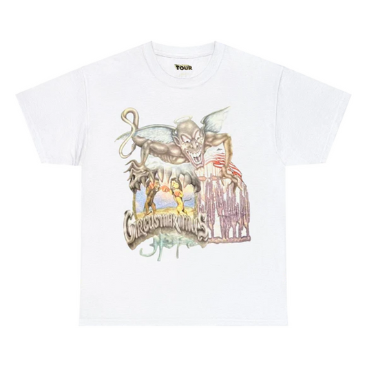 Polera Travis Scott Utopia Circus Maximus 2023 Tour White