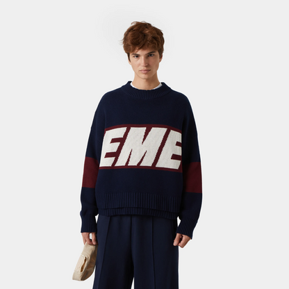 Sweater Eme Studios Thrill Indigo Knit