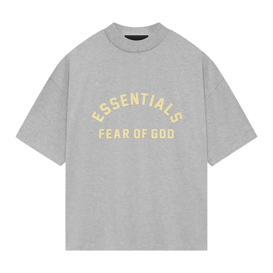 Polera Essentials Heavy Jersey Crewneck Light Heather Grey